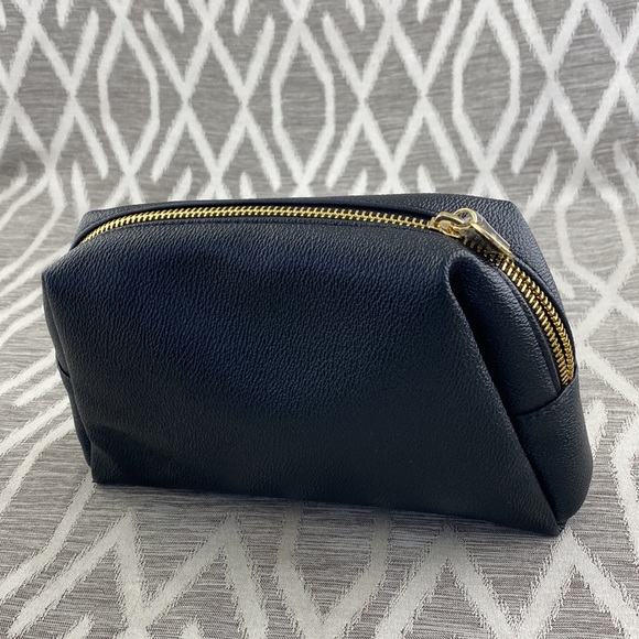 bareMinerals Cosmetic Zip Pouch Black NWT New With Tags - Picture 6 of 6